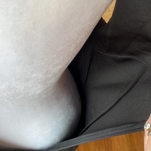 Figure flattering slimming dress. Asymmetrical neckline. Back zip. Stretchy - Picture 10 of 11